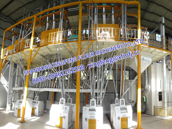 100-150T wheat flour milling machinery